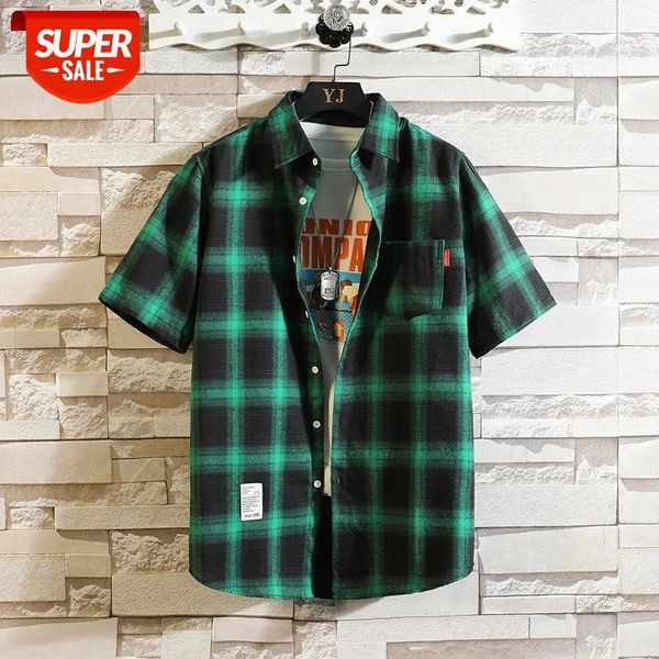 men's plaid shirt dress loose cotton shirts for men short sleeved summer casual check print social blouse male size 3xl #vl6q, White;black
men's plaid shirt dress loose cotton shirts for men short sleeved summer casual check print social blouse male size 3xl #vl6q, White;black