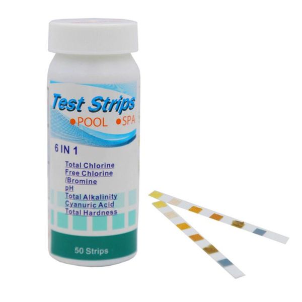 meters 6-in-1 swimming pool spa test paper residual chlorine ph value alkalinity hardness strip 50/bottle for spring water
meters 6-in-1 swimming pool spa test paper residual chlorine ph value alkalinity hardness strip 50/bottle for spring water