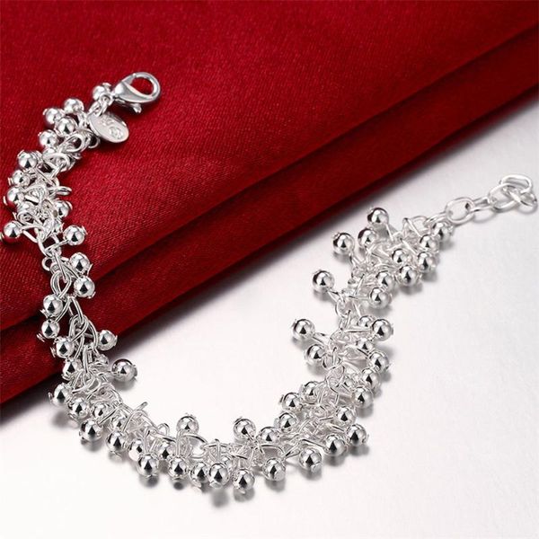 charm bracelets 925 sliver fashion jewelry smooth beads bracelet for women romantic wedding trendy gift daily party accessories, Golden;silver
charm bracelets 925 sliver fashion jewelry smooth beads bracelet for women romantic wedding trendy gift daily party accessories, Golden;silver