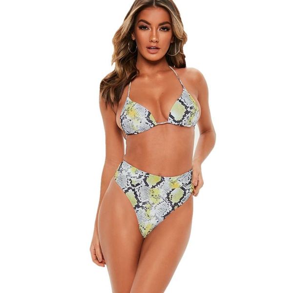women's swimwear snake print bikini set 2021 summer push up thong biquini high cut women swimsuit female bathing suit monokini, White;black
women's swimwear snake print bikini set 2021 summer push up thong biquini high cut women swimsuit female bathing suit monokini, White;black
