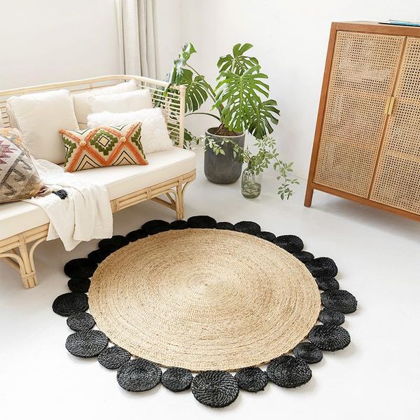 brand new classical woven color black round carpet natural jute carpet diameter 120cm rainbow hand-made 3d
brand new classical woven color black round carpet natural jute carpet diameter 120cm rainbow hand-made 3d