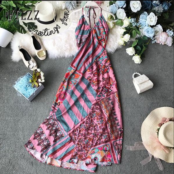 2021 women beach vestidos mujer summer bohemia long robe woman vintage printed backless bodycon bandage qohi, Black;gray
2021 women beach vestidos mujer summer bohemia long robe woman vintage printed backless bodycon bandage qohi, Black;gray