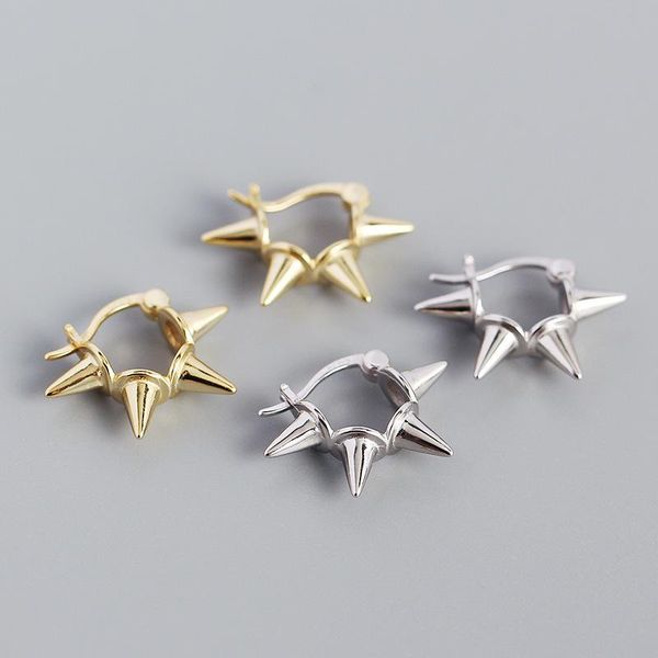 hoop & huggie 925 sterling silver earring fashion geometric punk rivets ear ring zircon hollow double circle tulip woman girl jewe, Golden;silver
hoop & huggie 925 sterling silver earring fashion geometric punk rivets ear ring zircon hollow double circle tulip woman girl jewe, Golden;silver