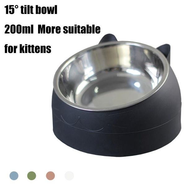 cat bowls & feeders dog bowl 15 degrees tilted stainless steel non-slip cats drink water feeder neck protection dish pet
cat bowls & feeders dog bowl 15 degrees tilted stainless steel non-slip cats drink water feeder neck protection dish pet