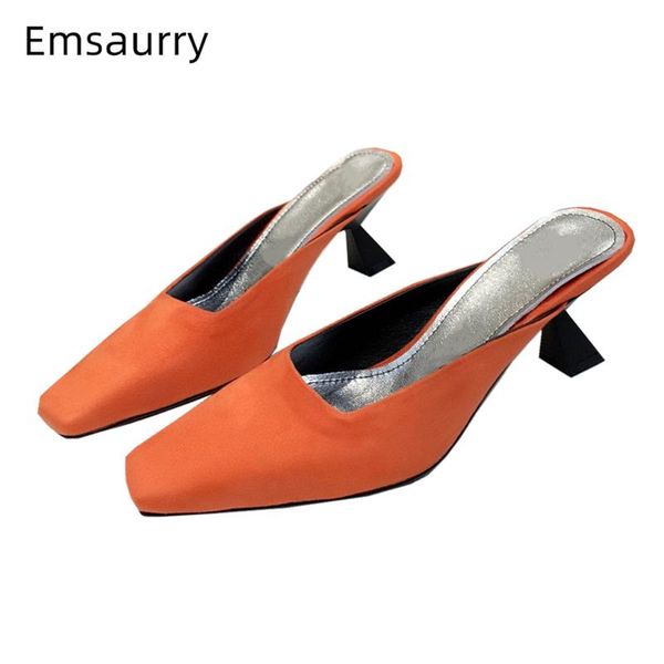 sandals little square toe kitten heel mules lady real leather summer sandalias slingbacks lazyman for girls women, Black
sandals little square toe kitten heel mules lady real leather summer sandalias slingbacks lazyman for girls women, Black