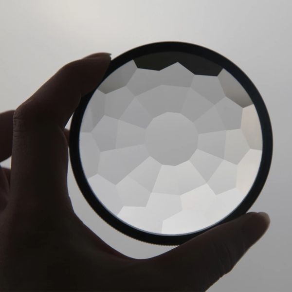 Image of Colorful Prism 77mm Glass Filter Kaleidoscope Prism for photo Variable Number of Shooting Objects Gourmet Effect SLR Accessories