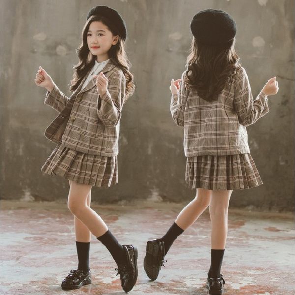 spring childrens suit 2021 .2022 new fashion suit for girls plaid jacket+pleated skirt 2pcs sets kids clothes autumn suit girls, White
spring childrens suit 2021 .2022 new fashion suit for girls plaid jacket+pleated skirt 2pcs sets kids clothes autumn suit girls, White