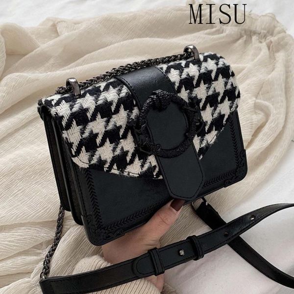 houndstooth weave flap crossbody bags for women 2021 vintage pu leather women's designer handbag travel shoulder messenger bag
houndstooth weave flap crossbody bags for women 2021 vintage pu leather women's designer handbag travel shoulder messenger bag