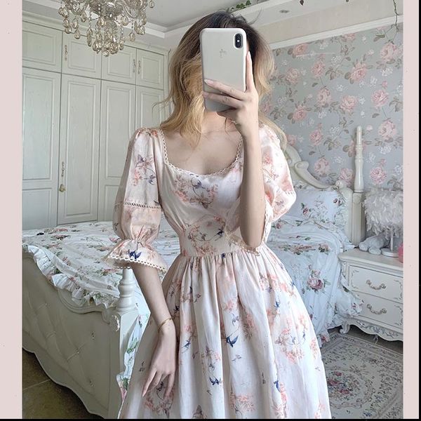 vintage french style women dresses 2021 new half sleeve square colar dress floral print woman summer dress femme vestidos, Black;gray
vintage french style women dresses 2021 new half sleeve square colar dress floral print woman summer dress femme vestidos, Black;gray