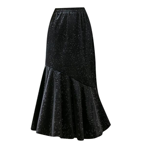 skirts peikong brand velvet irregular flounced high waist fishtail long pleated winter black skirt slimming a- line womens
skirts peikong brand velvet irregular flounced high waist fishtail long pleated winter black skirt slimming a- line womens