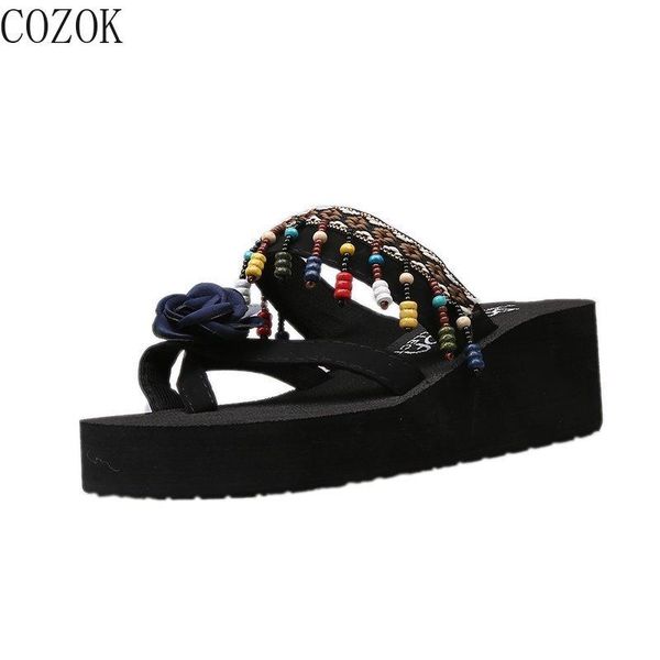 women's slippers fashion all-match vamp tassels modified flowers embellished small fresh and sweet beauty slippers, Black
women's slippers fashion all-match vamp tassels modified flowers embellished small fresh and sweet beauty slippers, Black