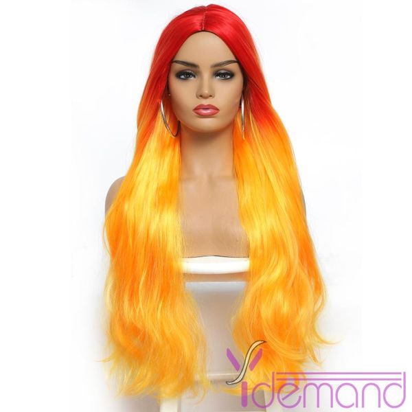 synthetic wigs super long ombre orange hair for women middle part bodywavy cosplay heat resistant natural wig, Black
synthetic wigs super long ombre orange hair for women middle part bodywavy cosplay heat resistant natural wig, Black
