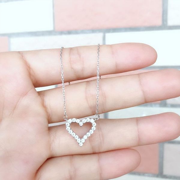 pendant necklaces huitan eternity heart necklace women round cubic zirconia sweet love versatile girl accessories timeless style jewelry, Silver
pendant necklaces huitan eternity heart necklace women round cubic zirconia sweet love versatile girl accessories timeless style jewelry, Silver