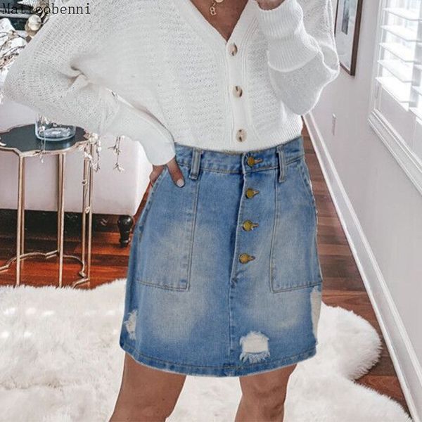 2021 new casual button high waist tassel cool a-line denim skirts women autumn vintage hole ripped pockets all-matched jeans skirt xuav, Black
2021 new casual button high waist tassel cool a-line denim skirts women autumn vintage hole ripped pockets all-matched jeans skirt xuav, Black