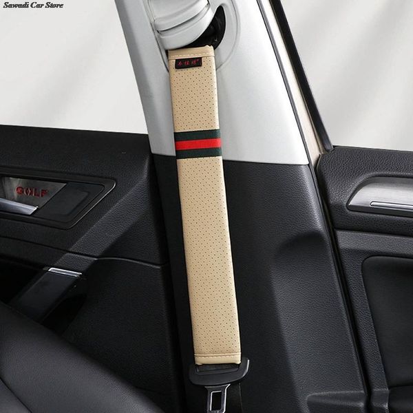 safety belts & accessories 2 pieces four seasons motors seat belt shoulder covers with long perforated leather pads 27 cm 35
safety belts & accessories 2 pieces four seasons motors seat belt shoulder covers with long perforated leather pads 27 cm 35