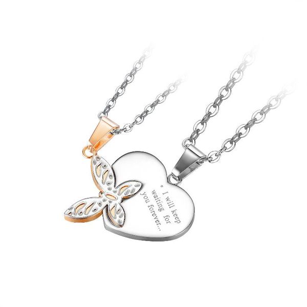 pendant necklaces azone 2021 jewelry butterfly love titanium trend luxury high value stainless steel lovers gift, Silver
pendant necklaces azone 2021 jewelry butterfly love titanium trend luxury high value stainless steel lovers gift, Silver