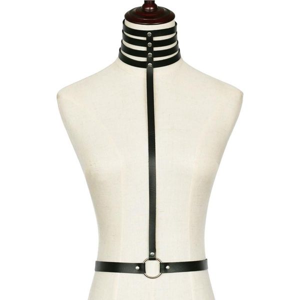 belts leather harness suspenders women's body bondage belt restraint neck collar waist bandage erotic lingerie nightclub wear, Black;brown
belts leather harness suspenders women's body bondage belt restraint neck collar waist bandage erotic lingerie nightclub wear, Black;brown