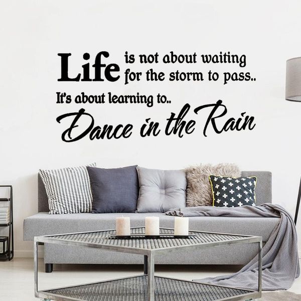 wall stickers life is not about waiting in sticker inspirational quotes removable living room decal home decor black dw6335
wall stickers life is not about waiting in sticker inspirational quotes removable living room decal home decor black dw6335
