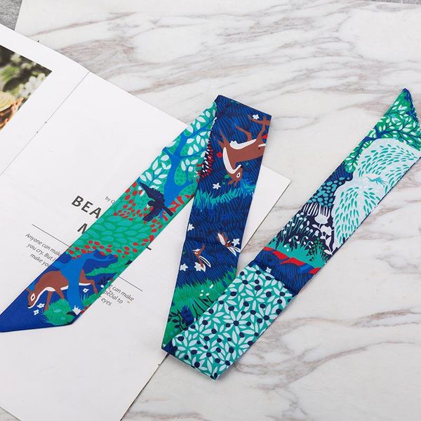 scarves scarf women luxury silk skinny bag design wrist towel foulard ladies neckerchief headband, Blue;gray
scarves scarf women luxury silk skinny bag design wrist towel foulard ladies neckerchief headband, Blue;gray