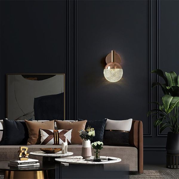 wall lamps nordic ball acrylic crystal luxury bedroom bedside lamp modern living room bathroom decorative sconces lights 
wall lamps nordic ball acrylic crystal luxury bedroom bedside lamp modern living room bathroom decorative sconces lights