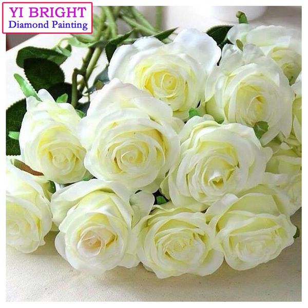diamond painting yi bright 5d diy embroidery white rose full drill round picture of rhinestone cross stitch home decor
diamond painting yi bright 5d diy embroidery white rose full drill round picture of rhinestone cross stitch home decor
