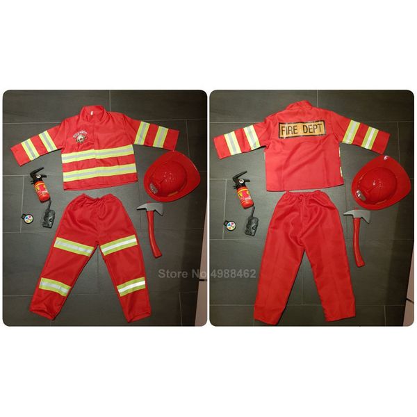 2021 new red fireman sam firefighter cosplay costume for kids boys girls halloween christmas birthday gift fire dept uniform clothing crhv, Black
2021 new red fireman sam firefighter cosplay costume for kids boys girls halloween christmas birthday gift fire dept uniform clothing crhv, Black