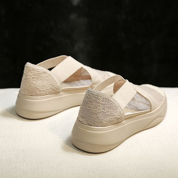 fashion sandals women retro sewing mesh flats summer shoes woman elastic bandage casual platform sandals sandalias mujer aa-178
fashion sandals women retro sewing mesh flats summer shoes woman elastic bandage casual platform sandals sandalias mujer aa-178