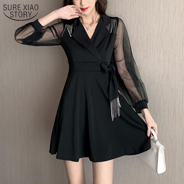casual dresses korean solid empire mini dress women tassel bow party winter a-line long sleeve office ladies vestidos 12558, Black;gray
casual dresses korean solid empire mini dress women tassel bow party winter a-line long sleeve office ladies vestidos 12558, Black;gray