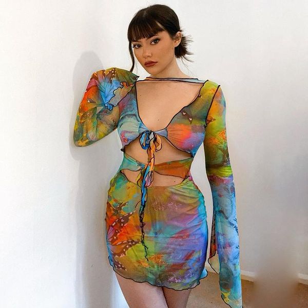 casual dresses women y2k tie dye butterfly print hollow out mini dress v-neck flare sleeve lace-up bodycon summer beach nightclub wear, Black;gray
casual dresses women y2k tie dye butterfly print hollow out mini dress v-neck flare sleeve lace-up bodycon summer beach nightclub wear, Black;gray