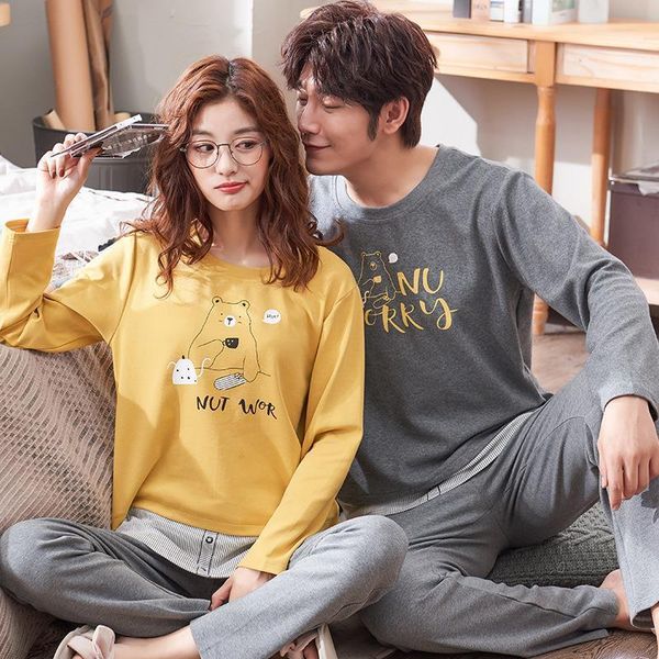 summer couple pajamas set cotton casual long sleeve women pajamas cute cartoon little bears nightwear plus size couple sleepwear, Black;red
summer couple pajamas set cotton casual long sleeve women pajamas cute cartoon little bears nightwear plus size couple sleepwear, Black;red