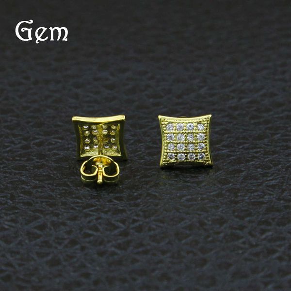 men's fashion brand jewelry micro inlaid zircon gold plated arc aaa zircon earrings, Silver
men's fashion brand jewelry micro inlaid zircon gold plated arc aaa zircon earrings, Silver