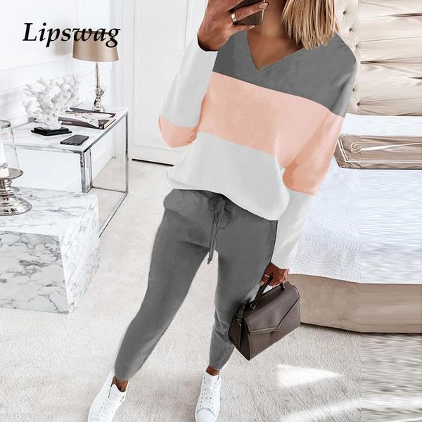women's two piece pants casual women set fashion patchwork print and long pant tracksuit ladies elegant spring loose suits streetwear, White
women's two piece pants casual women set fashion patchwork print and long pant tracksuit ladies elegant spring loose suits streetwear, White