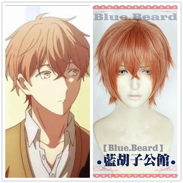new anime given sato mafuyu cosplay wig short dark orange synthetic hair heat resistant + wig cap cx200817, Black
new anime given sato mafuyu cosplay wig short dark orange synthetic hair heat resistant + wig cap cx200817, Black