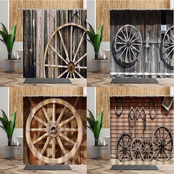 retro old wood stripes shower curtain wooden wheel bathroom decors waterproof bath fabric bathtub hanging curtains douchegordijn
retro old wood stripes shower curtain wooden wheel bathroom decors waterproof bath fabric bathtub hanging curtains douchegordijn