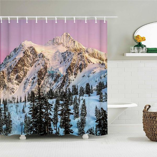shower curtains natural forest landscape bath curtain waterproof fabric snow scene trees bathtub screen for bathroom decor 
shower curtains natural forest landscape bath curtain waterproof fabric snow scene trees bathtub screen for bathroom decor