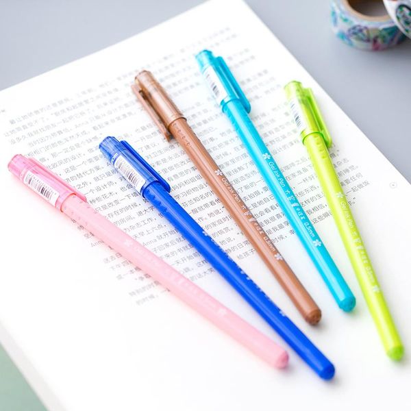 gel pens 6 pcs sakura ink pen 0.5mm roller with metal tip black blue color stationery office accessories school supplies a6778
gel pens 6 pcs sakura ink pen 0.5mm roller with metal tip black blue color stationery office accessories school supplies a6778
