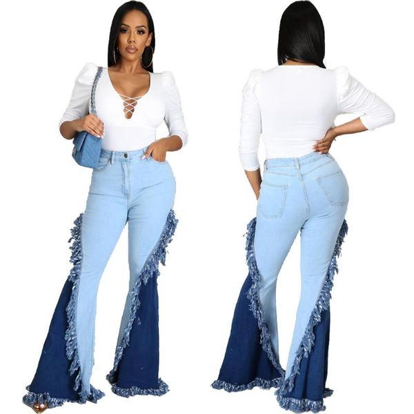 women's pants & capris autumn jeans flared trousers fashion trend stitching stretch slim long denim arrival, Black;white
women's pants & capris autumn jeans flared trousers fashion trend stitching stretch slim long denim arrival, Black;white