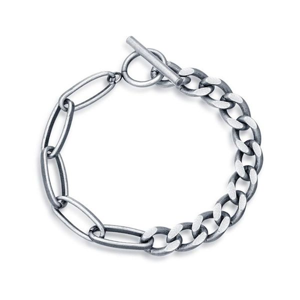 link, chain titanium steel toggle clasp bracelets men silver color jewelry hip hop fashion accessories charm for women, Black
link, chain titanium steel toggle clasp bracelets men silver color jewelry hip hop fashion accessories charm for women, Black