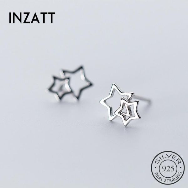 stud inzareal 925 sterling silver hollow star minimalist earrings for fashion women fine jewelry 2021 geometric accessories, Golden;silver
stud inzareal 925 sterling silver hollow star minimalist earrings for fashion women fine jewelry 2021 geometric accessories, Golden;silver