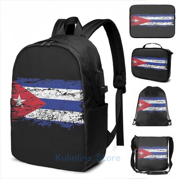 backpack funny graphic print cuba flag nation proud country region usb charge men school bags women bag travel laptop
backpack funny graphic print cuba flag nation proud country region usb charge men school bags women bag travel laptop