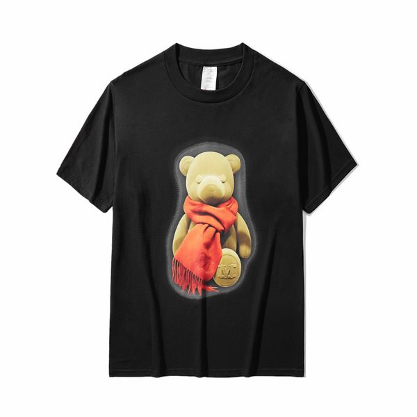 2021 brand summer new cartoon bear short sleeve men's fashion round neck women's bottoming t-shirt smwm, White;black
2021 brand summer new cartoon bear short sleeve men's fashion round neck women's bottoming t-shirt smwm, White;black