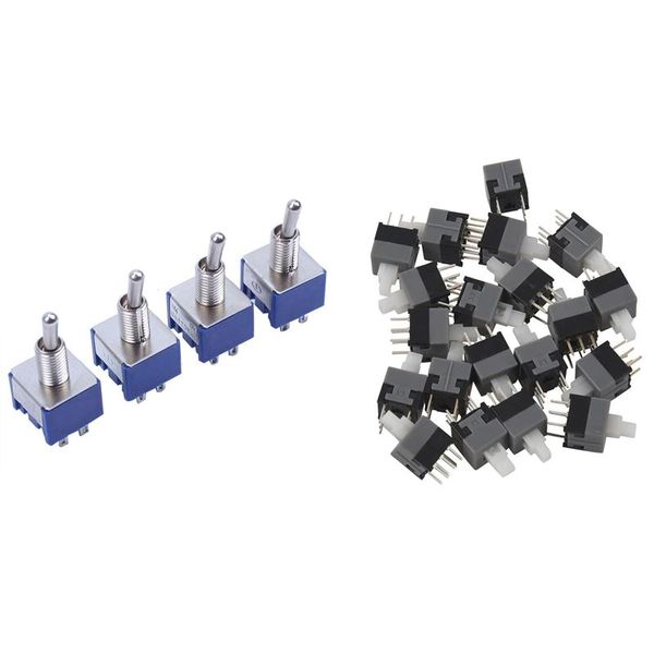 smart home control 4x ac 6a 125v 2 position 6pins dpdt on-off mini toggle switch & 20 pin latching tact tactile push button
smart home control 4x ac 6a 125v 2 position 6pins dpdt on-off mini toggle switch & 20 pin latching tact tactile push button