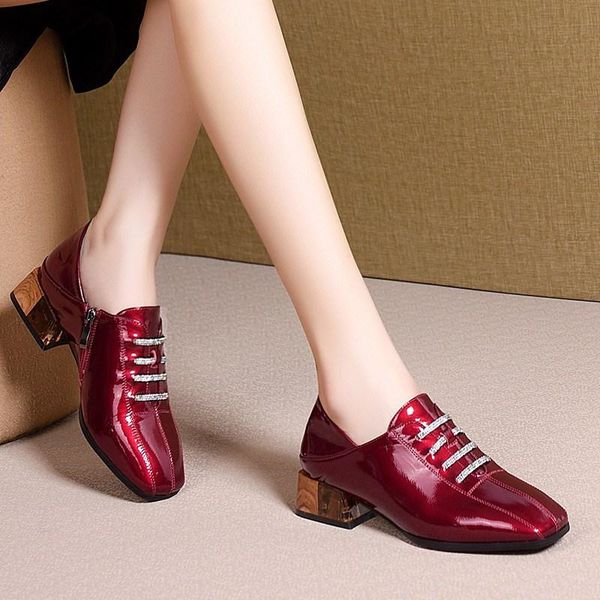 dress shoes 2021 spring and summer chunky heel square head plus-sized leather fashion comfortable women's toe strange style, Black
dress shoes 2021 spring and summer chunky heel square head plus-sized leather fashion comfortable women's toe strange style, Black