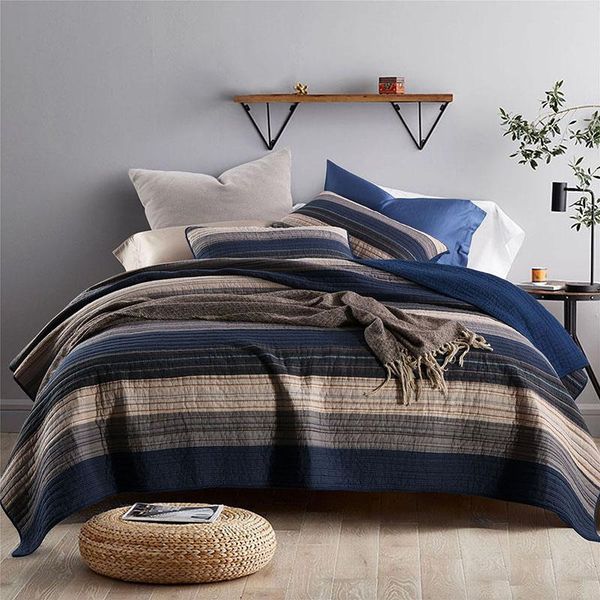 comforters & sets chausub stripe bedspread on the bed cotton quilt set 3pcs vintage patchwork coverlets bedcover king queen blanket for
comforters & sets chausub stripe bedspread on the bed cotton quilt set 3pcs vintage patchwork coverlets bedcover king queen blanket for