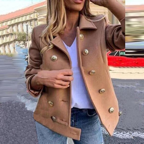 women's jackets soft stylish turn-down collar women coat autumn winter cardigan long sleeve for office, Black;brown
women's jackets soft stylish turn-down collar women coat autumn winter cardigan long sleeve for office, Black;brown