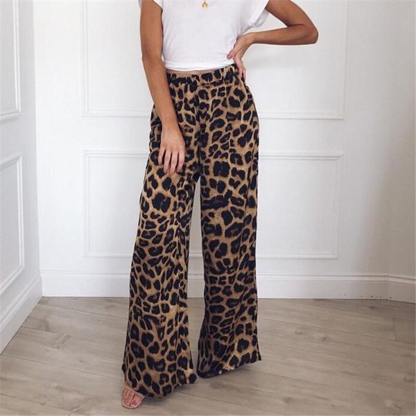 women's pants & capris high waist long loose wide leg women vintage leopard ladies palazzo casual trousers, Black;white
women's pants & capris high waist long loose wide leg women vintage leopard ladies palazzo casual trousers, Black;white