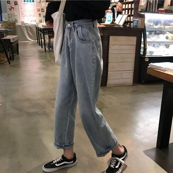 women's pants & capris fashion casual loose high waist wide leg jeans straight solid color, Black;white
women's pants & capris fashion casual loose high waist wide leg jeans straight solid color, Black;white