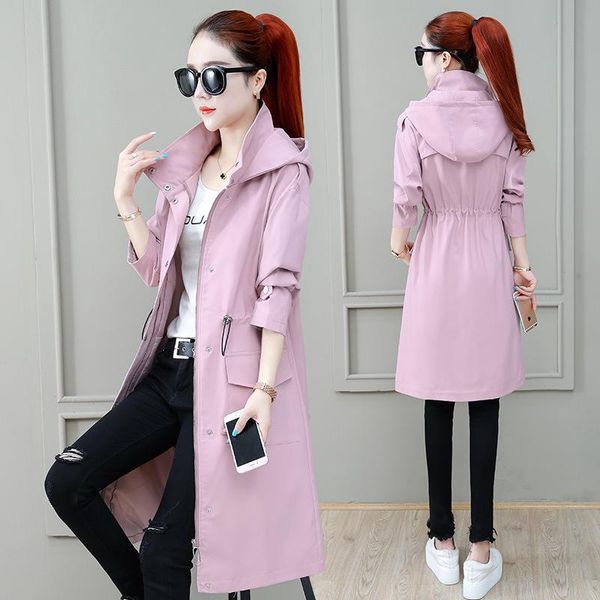 women's trench coats windbreaker long money during the spring and autumn in 2021, coat small fashion draw string, Tan;black
women's trench coats windbreaker long money during the spring and autumn in 2021, coat small fashion draw string, Tan;black