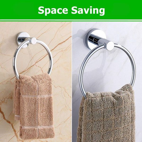 towel racks ring, hand holder ring hanger for bathroom kitchen, round rack hook rings with wall mounted hardware, silver r
towel racks ring, hand holder ring hanger for bathroom kitchen, round rack hook rings with wall mounted hardware, silver r