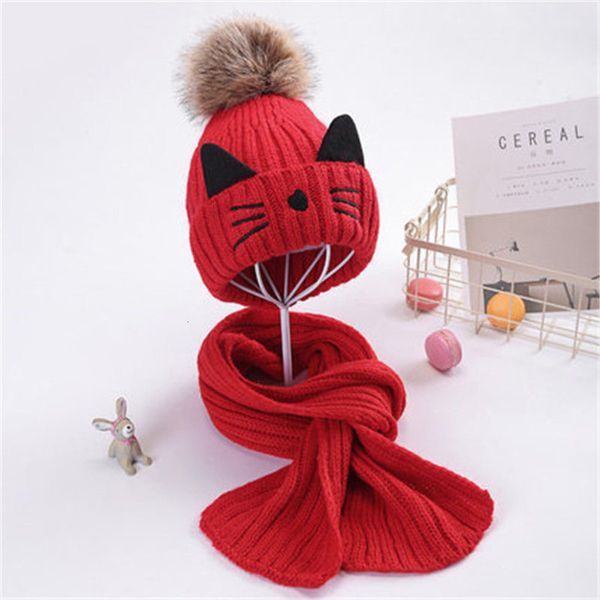 autumn winter children's scarves set boys and girls thick warm knitting wool hats cute cat style hat for kids, Yellow
autumn winter children's scarves set boys and girls thick warm knitting wool hats cute cat style hat for kids, Yellow